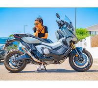 Gpr Exhaust Systems Powercone Evo Honda X-adv 750 21-22 Ref:e5.h.262.pcev Stainless Steel Homologated Cone Muffler Silver Homologated