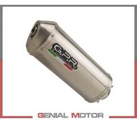 Gpr Exhaust Systems Satinox Bmw F 650 Gs 04-07 Homologated Slip On Muffler Silver Homologated