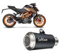 LEOVINCE LV-10 BLACK EDITION EXHAUST FOR KTM DUKE 125 21-23 STAINLESS STEEL - CO