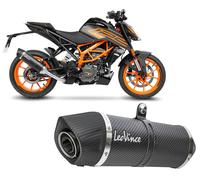 Leovince 14394E Exhaust Silencer Lv One Evo Carbon Ktm Duke 125/390 21-23