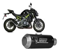 Exhaust Muffler Mivv MK3 Carbon KAWASAKI Z900 A2 (35 KW/70 KW) 2017 > 2023