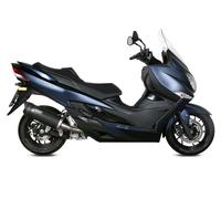 Exhaust Muffler Mivv Mover Steel Black Suzuki Burgman 400 2017 > 2020