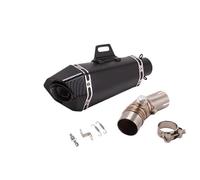 Exhaust Muffler Motorcycle Exhaust Pipe For K&awasaki ER6N For Versys 650 Z650 For Ninja 650 50.8mm Mid Link Pipe With Muffler Escape Tube Escape Tube(Color 4)
