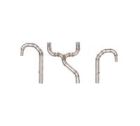 Exhaust Muffler Motorcycle For R45 R65 R75 R80 R100 Front Exhaust Header | 35MM/38MM/40MM For R45 R65 R75 R80 R100 Front Exhaust Header 2 In 1 Motorcycle Muffler Pipe Collector Manifold