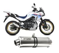 Exhaust Muffler Oval Storm Stainless Steel for Honda XL750 TRANSALP 2023 > 2026