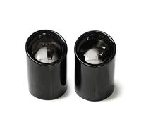 Exhaust Muffler Pipe Car Exhaust Tip For BMW For X3 G01 For X4 G02 Exhaust Tips Muffler Stainless Steel Exhaust Pipe 2019 2020 2021 2022 End Pipe(Color:Black)