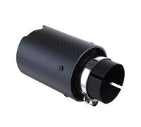 Exhaust Muffler Pipe For Bmw For F22 F23 F30 F31 F32 F33 F36 F10 F11 F12 F13 Matte Carbon Tip 63mm-93mm Rear Tail Throat(1pcs)