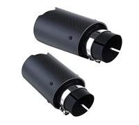 Exhaust Muffler Pipe For Bmw For F22 F23 F30 F31 F32 F33 F36 F10 F11 F12 F13 Matte Carbon Tip 63mm-93mm Muffler(2 pcs)