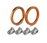 Exhaust Muffler Pipe Gasket Nut(2set)