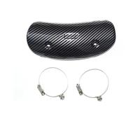 Exhaust Muffler Pipe Heat Shield Guard Cover, Motorcycle Exhaust Cover Middle Link Pipe Protector Heat Shield Guard(Colorb)