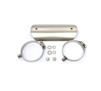 Exhaust Muffler Pipe Heat Shield Guard Cover, Motorcycle Protector Heat Shield Anti-burn Exhaust Muffler Thermal Protection(Colorb)