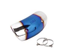 Exhaust Muffler Pipe Heat Shield Guard Cover, Universal Motorcycle Exhaust Heat Shield Cover Muffler Link Pipe Protector Guard Anti-scalding Cover(Colorb)