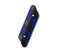 Exhaust Muffler Pipe Heat Shield Guard Cover, Universal Motorcycle Exhaust Pipe Heat Shield Cover Heat Insulation Anti-Scald Middle Link Pipe Muffler Protector Cover(Blue)