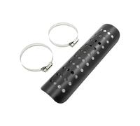Exhaust Muffler Pipe Heat Shield Guard Cover, Universal Motorcycle Modification Exhaust Heat Shield Heat Shield Heat Shield Heat Shield Accessories(Blacka 27cm)