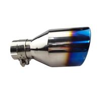 Exhaust Muffler Pipe Stainless Steel Exhaust Systems Muffler Tip Pipes Covers Rolled Edge Universal Tail Throat 51 MM 101 Car Exhaust Tailpipe