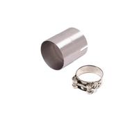 Exhaust Muffler Pipe Universal 51-52mm 51-54mm 51-56mm 51-58mm 51-62mm 51-64mm Connect Reducer Motorcycle Muffler Pipe Clamp Adapter Weld Converter Motorcycle Exhaust (Size : 51mm to 54mm)