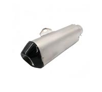 Exhaust Muffler Silencer 60mm Universal Exhaust Motorcycle for Pipe for Escape for Moto for Hayabusa GSXR1300 GSX1300 GSXR1000 MT10(Stainless Steel)
