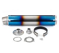 Exhaust Muffler Silencer For CB400 CB500F CB500X CBR300 Motorcycle Pitbike Muffler Modified Stainless Steel Exhaust Pipe(A)