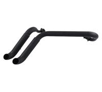 Exhaust Muffler Silencer For Y&amaha For Virago 250 For V Star XV125 For V-Star XV250 XV 125 Slash Cut Full System Muffler Dual Silencer Exhaust Pipe(Black Style C)