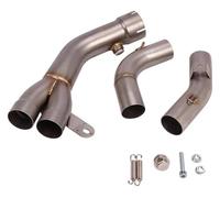 Exhaust Muffler Silencer For Y&amaha YZF R1 2009-2014 Motorcycle Escape System Modified Mid Link Connect Muffler Slip On Exhaust Pipe(Stainless Steel B)