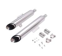 Exhaust Muffler Silencer Motorcycle Exhaust Systems For Honda VT1300CXA Fury ABS VT1300CRA Interstate 1300 VT1300CTA 2010-2015(Silver)