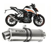 Exhaust Muffler Storm By Mivv Gp Stainless Steel KTM DUKE 390 2021 > 2022