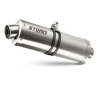 Exhaust Muffler Storm By Mivv Oval Stainless Steel Ktm 890 SMT 2023 > 2024