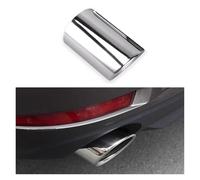 Exhaust Muffler Tail For VW For Golf For Variant 6 For POLO 6R For GOLF MK7 Tailpipe Stainless Steel Car Exhaust Muffler Pipe Tip Cover Exhaust Tailpipe Tail Throat(76mm Silver)