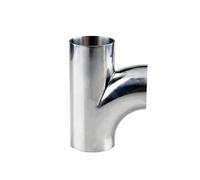 Exhaust Muffler Tail Pipe 1 Piece 19-108mm Pipe OD Butt Welding R-Shaped Elbow 3 Way SUS 304 Stainless Sanitary Fitting Spliter Homebrew
