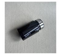 Exhaust Muffler Tail Pipe 1 Piece Carbon Fiber Glossy Black Rear Tail Exhaust Pipe Muffler Tip For BMW Series F80 F82 F36 F12 F32 Universal Tips