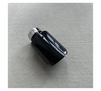 Exhaust Muffler Tail Pipe 1 Piece Glossy Black Carbon Fiber Exhaust Tip Tailpipe Muffler Auto Tools For All Car