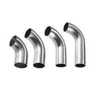 Exhaust Muffler Tail Pipe 1piece 90° Bend Elbow Pipe Tube DIY Exhaust Air Intake For Car 304 Stainless Steel 19mm 25mm 32mm 38mm 63mm