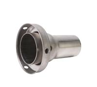 Exhaust Muffler Tail Pipe 1piece Universal Adjustable 3"/3.5"/4''/4.5'' Car Exhaust Muffler Silence Reduce Noise Sound Control Stainless Steel