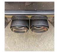Exhaust Muffler Tail Pipe 2 Piece For FK7 For Civic Hatchback 2021 Exhaust Tip Tail Pipe No Cutting Muffler Decorative Tail Throat Auto Accessories