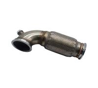 Exhaust Muffler Tail Pipe 3" V-BAND STAINLESS STEEL 90 DEGREE ELBOW EXHAUST For T3/T4 T04E Downpipe Low