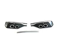 Exhaust Muffler Tail Pipe For Q5 For Sportback 2020-2023 Car Rear Bumper Lip Splitter Diffuser Exhaust Tips Fake Port Accessories