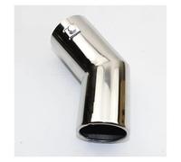 Exhaust Muffler Tail Pipe Universal Car Rear Round Exhaust Pipe Tail Muffler Tip Automobile Replacement For Auto Acce Chrome Stainless Steel