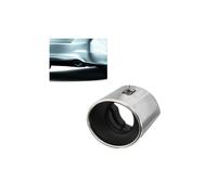 Exhaust Muffler Tail Tip Oval Pipe Chrome Stainless Steel