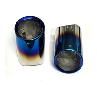 Exhaust Muffler Tip For B&MW 5 Series F10 F11 E60 E61 E39 528i 530i 535i 535d Exhaust Tips Muffler Nozzle Tail Throat Decoration(Blue 2PCS)