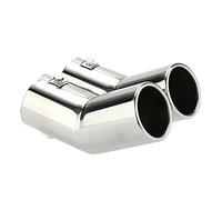 Exhaust Muffler Tip Pipe Car Exhaust Tip Tail Pipe Dual Pipes Exhaust Tail Pipes Muffler Tips For Golf 4 For Bora For Jetta 1998-2004 Tail Throat Exhaust Tip Housing