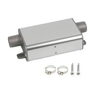 Exhaust Mufflers Pipe - Stainless Steel Housing, Aluminum Noise Reducer | Compact Sound Absorber for Vibration Control, Part for Parking Heater