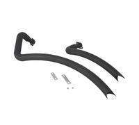 Exhaust part Motorcycle Exhaust Double Front Link Pipe Silencer For Kawasaki For Vulcan 800 1995 1996 1997 1998 1999 2000 2001 2002 2003 2004 2005(Black- Silver)