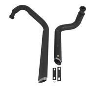 Exhaust part Motorcycle Full Exhaust Front Header+Rear Muffler Replacement For Kawasaki For Vulcan 800 S EN800 VN800 S800 VN400(Black- Silver)