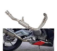 Exhaust part Stainless Steel Motorcycle Exhaust Front Mid Link Pipe 60mm For Aprilia RS660 RS Tuono 660 2021-2024 2023 2022