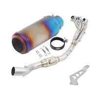 exhaust parts Full System Motorcycle Exhaust For Y&amaha MT-09 MT09 FZ-09 2021 2022 2023 Front Link Pipe Muffler Accessories(Type B)