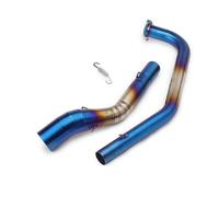 exhaust parts Motorcycle Exhaust Muffler Full System Modified Mid Link Pipe Slip On For Y&amaha YZF R15 MT-15 MT15 V3 R125 Mt125(Type B)