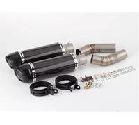 exhaust parts Motorcycle Exhaust Muffler Full System Slip On Middle Pipe Link Exhaust For Ducati 848 EVO 1098 1198 S/R 848