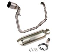 exhaust parts Motorcycle Exhaust Pipe Muffler Full Systems Escape Moto Modified Front Link Pipe For TNT125 TNT135 2016-2022(Style B)