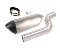 exhaust parts Slip-on Exhaust Set Motorcycle Mid Link Pipe 51mm Mufflers For B&MW F900R F900XR 2020-2023 Stainless Steel Parts(Type C)