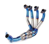 exhaust parts Slip On Motorcycle Full System Modifed Exhaust Pipe 50.8mm Front Pipe For For Ninja Z900/ES 2017-2024(Type B)